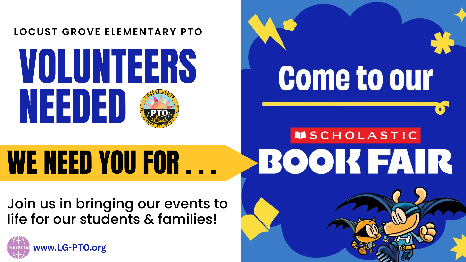 bookfair volunteers
